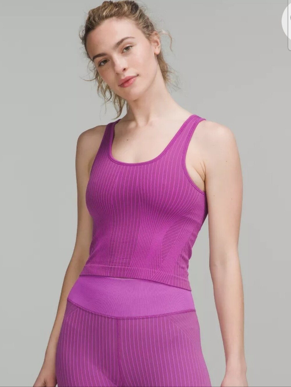 Lululemon Ribbed Cropped Tank